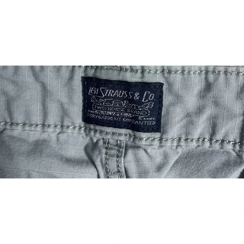 Levi's‎ Cargo Shorts Mens 44 Gray Ripstop Utility Pockets Cotton PC9-23251-0052